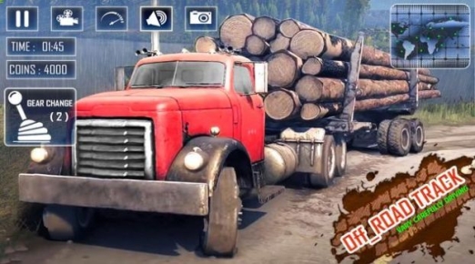 美國卡車駛離公路(USA Truck Driving Off Road)